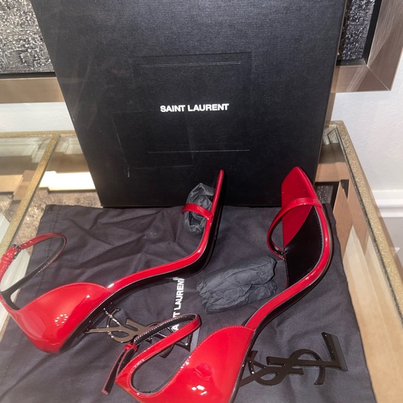Saint Laurent
Women's Opyum Logo High Heel Sandals - Picture 9 of 9